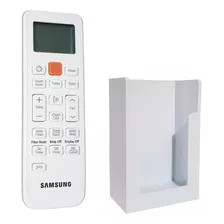 Suporte Controle Remoto Parede Ar-condicionado Samsung Gree Cor Branco