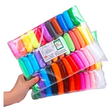Pack De 36 Masas Plasticina Slime Moldeable Colores Surtidos