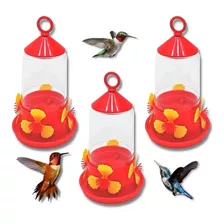 Bebedero Comedero Aves Picaflor Colibri X3 Unid Jardin Aves