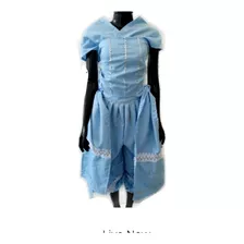 Roupa Bombachao Orixá Oxósse Azul 4 Pçs Candomblé Umbanda 