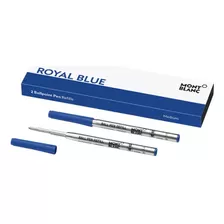 Tinta Set Repuesto Boligrafo Montblanc - Royal Blue - Medium