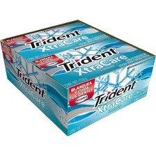 Goma De Mascar Trident Xtra Care Freshmint Con 12 Piezas