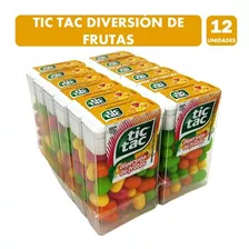 Caramelo Tic Tac Diversion De Frutas (caja Con 12 Unidades)