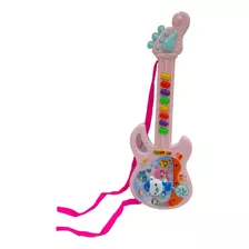 Guitarra Musical Infantil 30cm Sonido A Pila En Bolsa