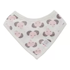 Babador Bandana Elefante Zip - Antialérgica E Lavável