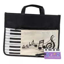 Oxford Cloth Music Note Satchel Tote Bag De Estudiante De De