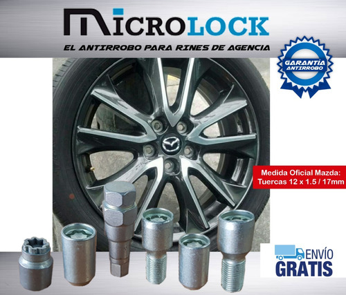 Seguridad Para Rines Antirrobo Mazda 3 2019 Foto 3