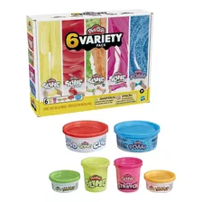 Set Masas Hasbro Texturas Play Doh 6 Variety Pack En Pote