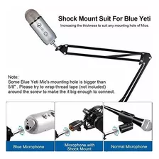 Mic Stand For Blue Snowball And Ice Suspension Boom Scissor