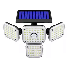 Lampara Led Panel Solar Sensor De Movimiento Control Remoto