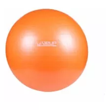 Bola Liveup Pilates Overball Funcional Academia 25 Cm Cor Laranja