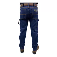 Calça Jeans Masc. De Trabalho Para Ferramentas Carpintaria