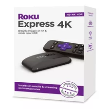 Roku Express 4k 3940 Estándar 4k Negro Reacondicionado