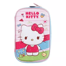 Estojo Box Escolar Infantil Hello Kitty Se Xeryus 11955 Cor Rosa