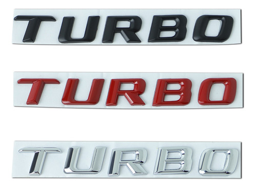 Para Mercedes Benz C63 E300l Turbo Insignia Pegatina 3d Foto 2