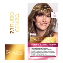 Tintura L'oréal Excellence Creme Tono 7.1 Rubio Cenizo