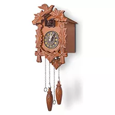 Reloj De Cuco De Madera Hecho Mano