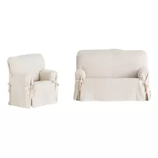 Funda Cubre Sillones 1 De 3 Cuerpos + 2 De 1 Cuerpo Envío Gs