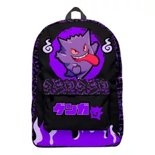 Mochila Gengar Negro Fantasma Anime Backpack