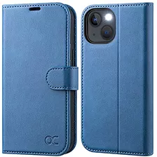 Funda Cartera Para iPhone 13 6.1 Pulgada 2021 Light Azul -02