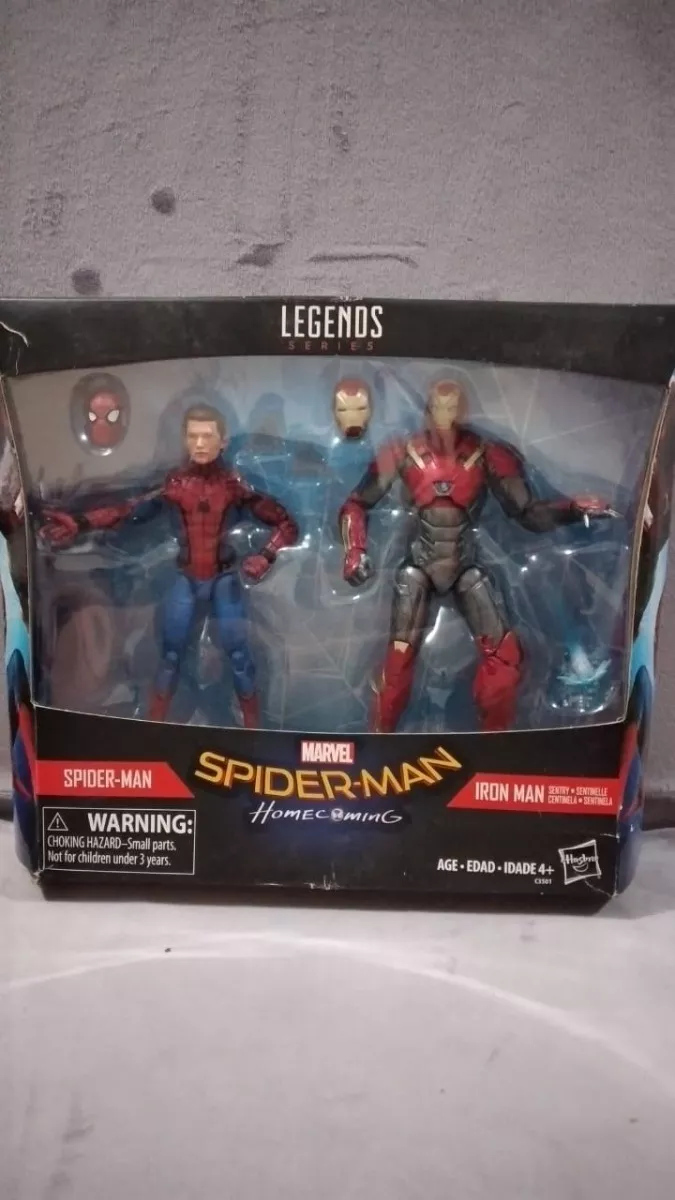 Spiderman - Ironman Marvel Legends Pack Figuras De Accion 6p