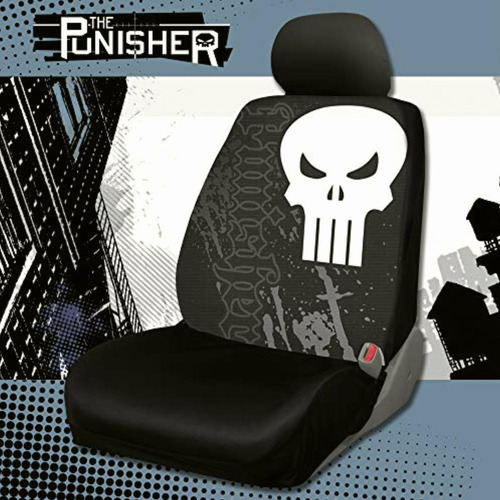 Funda De Asiento, Marvel Logo  Punisher, Coche, Camin, Suv Foto 4