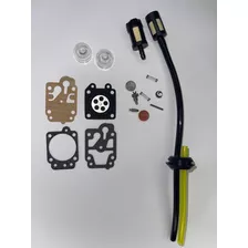 Kit Reparo Para Roçadeira A Gasolina Mais Kit Mangueira.