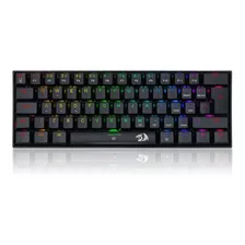 Teclado Mecânico Gamer Redragon Dragonborn, Rgb, 60%, Switch