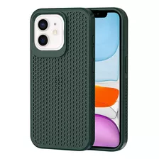 Funda De Disipación De Calor Verde Oscuro Para iPhone 11