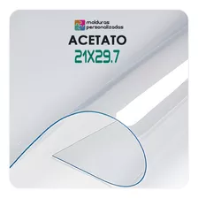 25 Folhas De Acetato Transparente A4 21x29,7 Cm 20 Micras