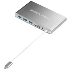 Hyper Hyperdrive Ultimate 11 Port Usb 3.0 Type-c Hub (gray)