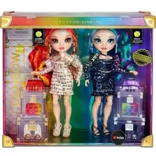 Rainbow High Set 2 Muñecas Laurel Y Holly Devious 2021