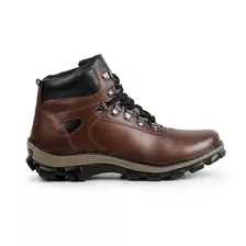 Bota Botina Adventure Masculino De Couro Legitimo Stefanini Promoção Envio Já Imediato 