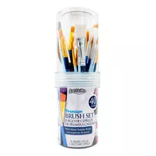 Set De Pinceles Artskills Premium Con 40 Pzas