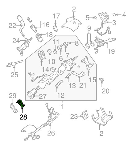 Sensor Angulo Giro Volante Para Gmc Yukon Xl 2500 6.0l 2011 Foto 5