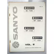 Esquemario Antigo De Audio Sanyo Vol.2 Vários Modelos