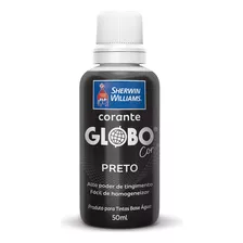 Tinta Bisnaga Globo 50ml Preto Cx/48