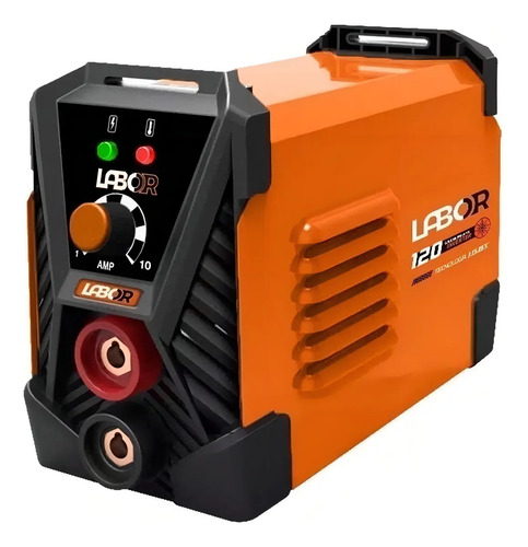 Soldadora Eléctrica Mma Inverter Labor 120 Amp Profesional Color Naranja