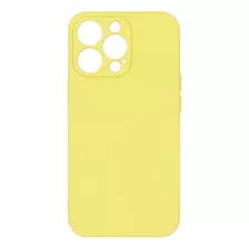 Pack Carcasa Para iPhone (todos) Silicona Amarillo + Lamina