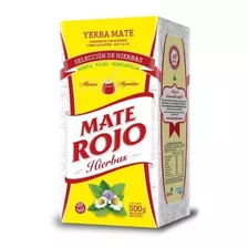 Yerba Mate Rojo Compuesta Hierbas X 5 Un De 1/2kg