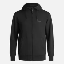 Poleron Hombre Ulmo Full Zip Hoody Sweatshirt Negro Lippi