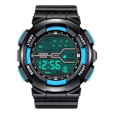 Reloj De Pulsera Deportivo De Goma Con Cronómetro Digital Lc