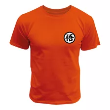 Camiseta Playera Dragon Ball Z Goku Kanji Go Saiyajin