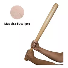 Taco De Madeira Baseball Beisebol Maciço Resistente 70cm
