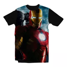 Camiseta/camisa Homem De Ferro - Vingadores / Iron Man 4