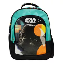 Mochila Infantil Star Wars Grande 40 X 30 Cm Color Agua