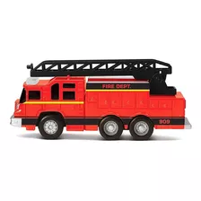 Miniatura Caminhão Team Rescue Ladder Truck Vermelho Maisto 