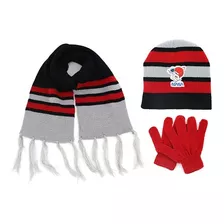 Gorro Nene Nasa Bufanda Guantes Infantil Set 3 En 1 Original