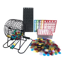 Yuanhe Juego De Bingo De Lujo, Incluye Jaula De Metal, 500 F