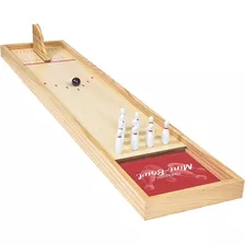 Mini Juego De Bolos De Mesa, Construcción De Madera Pr...